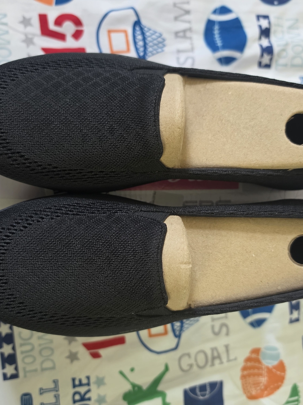 Skechers Black Knit Slip-On Loafers - Picture 5 of 7